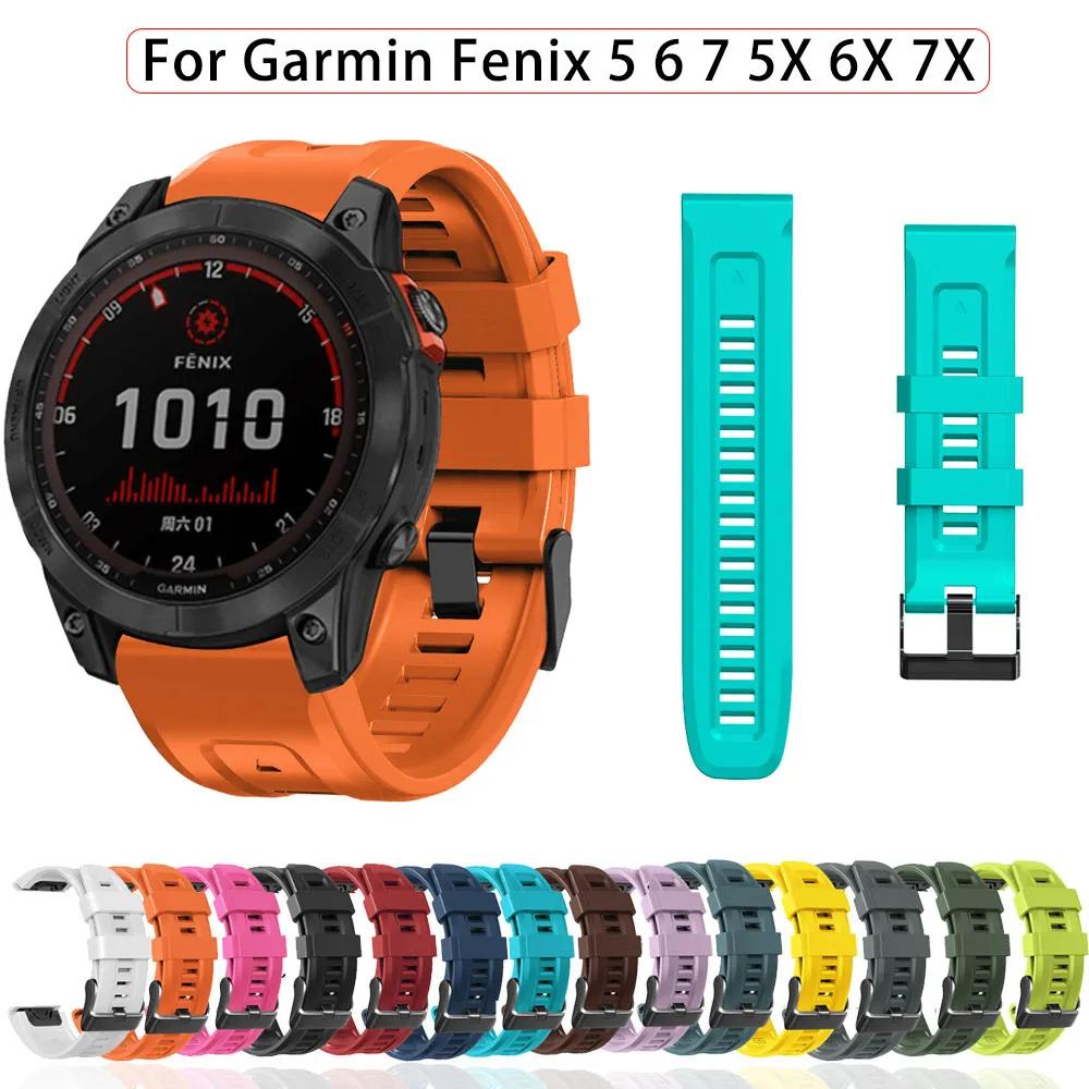 Garmin Fenix  22mm 26mm ð  5 6 7 5X 6X 7X 3 HR ̾ Ǹ Smartwatch ׼ ո  